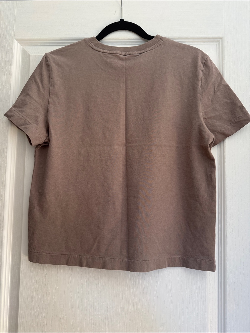 Calvin Klein Crewneck T-Shirt in Taupe - Picture 2 of 3